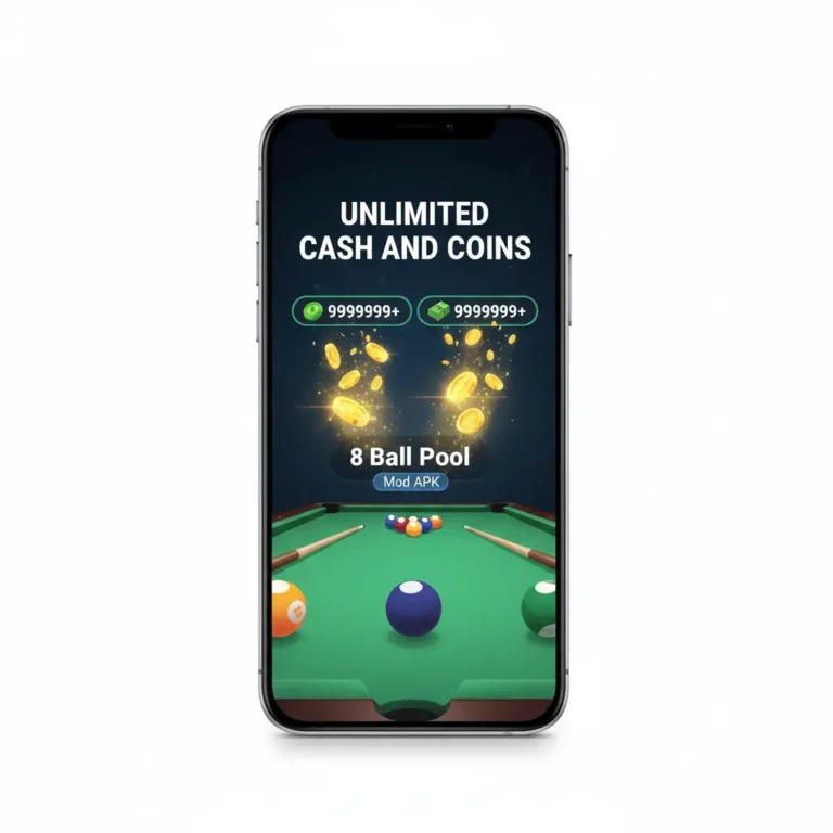 Unlimited coin and cash in 8 ball pool