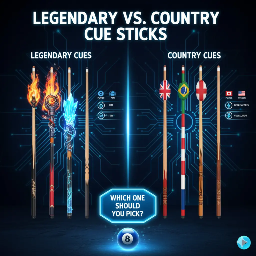 Which cue is best for 8 ball pool mod apk