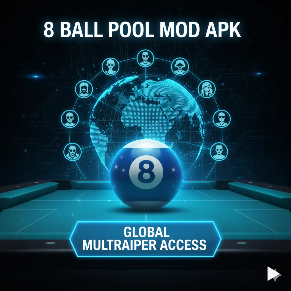 8 ball pool mod apk is multiplayer mod game 