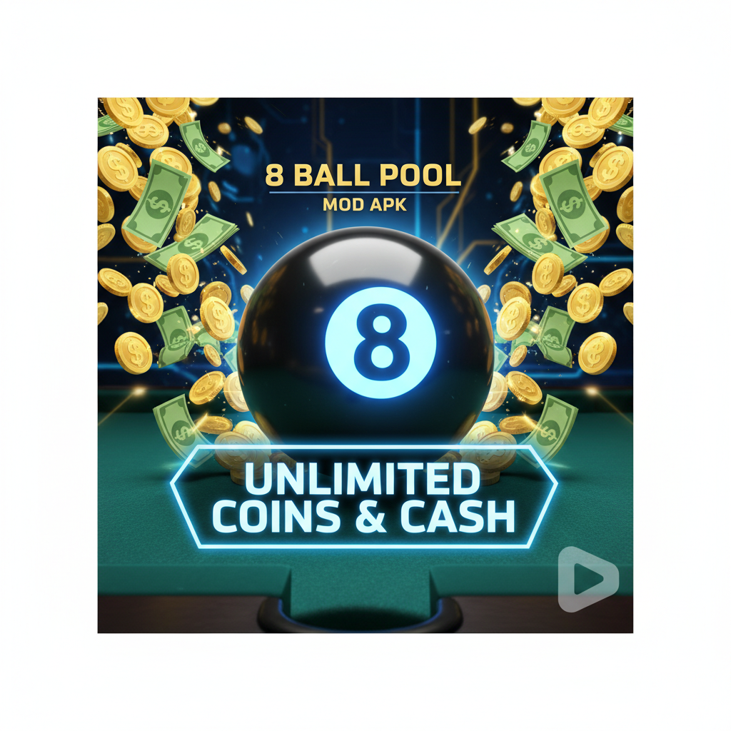 Unlimited coins and cash in 8 ball pool mod apk