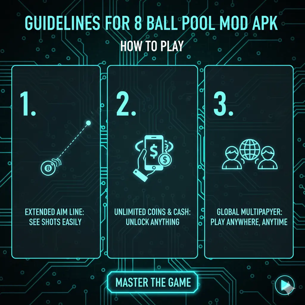 Guidelines for 8 ball pool mod apk